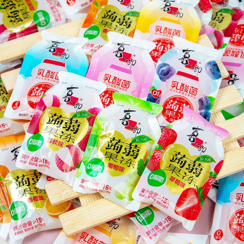 喜之郎蒟蒻果冻乳酸果冻零食