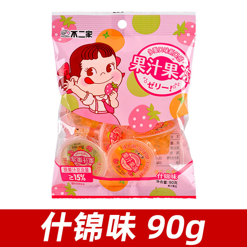 不二家什锦果汁果冻零食