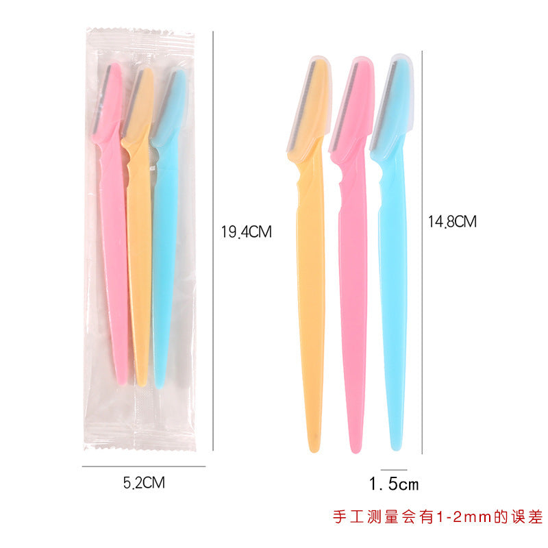 直柄修眉刀