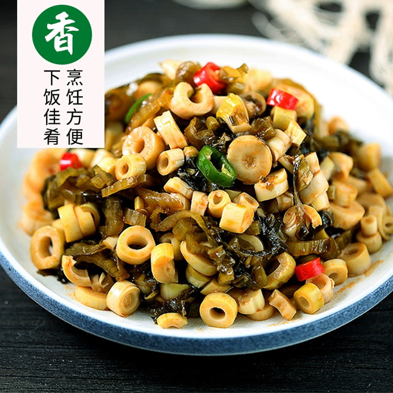 竹笋酸菜小笋下饭菜外婆菜