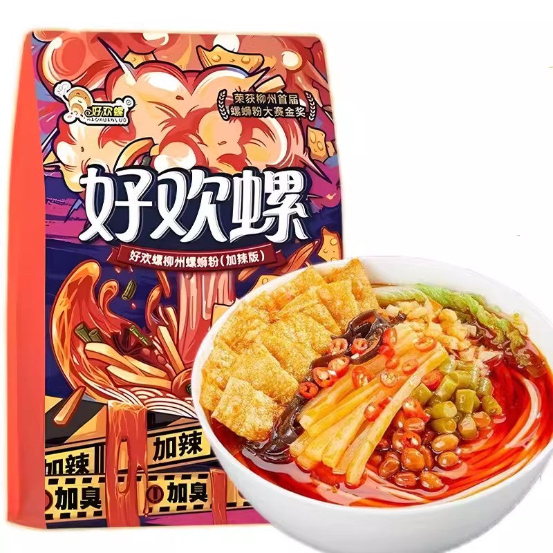 好欢螺螺蛳粉加辣加臭柳州速食米粉