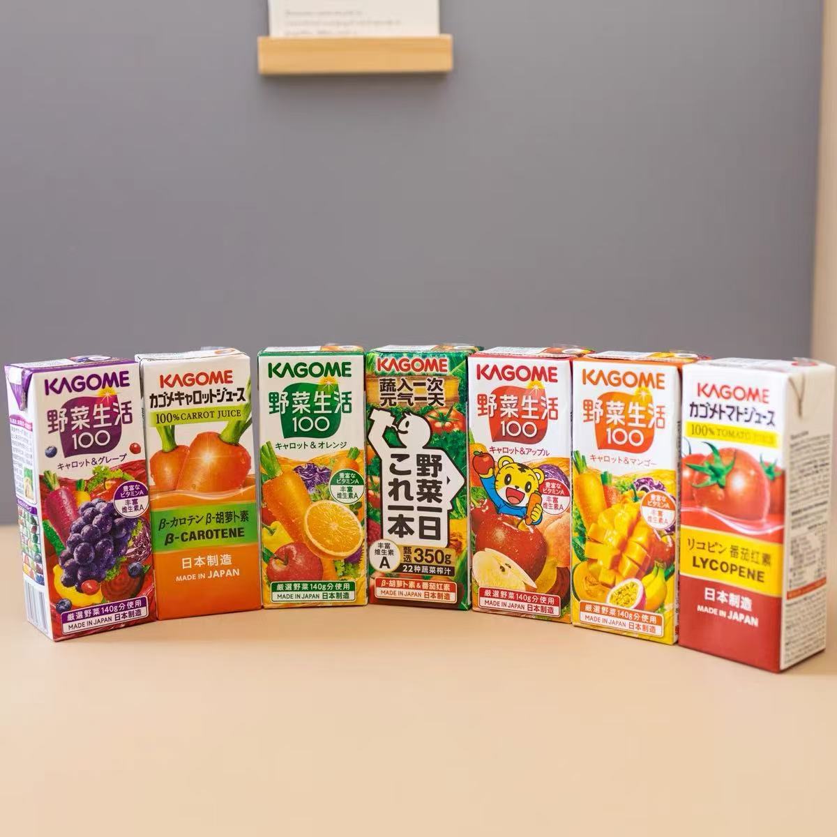日本进口可果美野菜生活混合果蔬汁